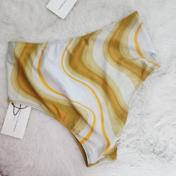 NEW Faithfull The Brand Liu Bikini Set Two Piece Top Bottom Swimsuit Women Large - Picture 7 of 11